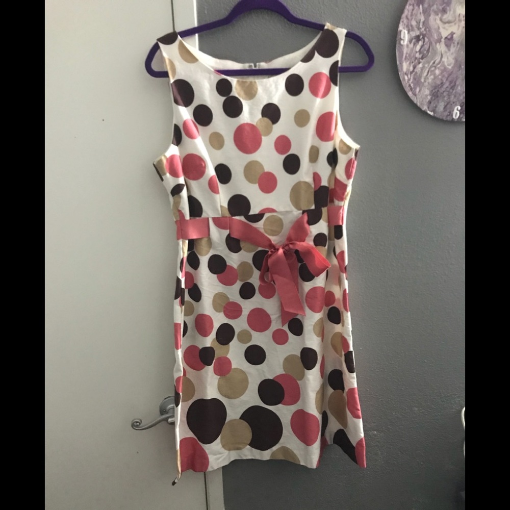 KIM ROGERS FUN POLKA DOT DRESS SIZE 14